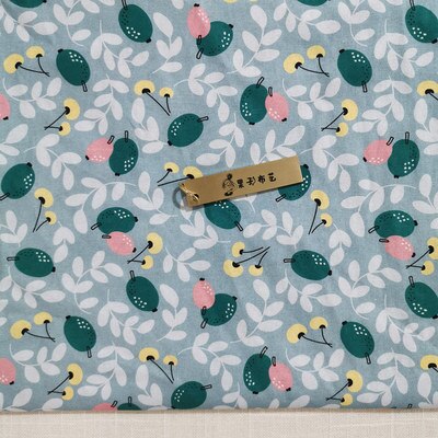 110cm brede regnbue frugter dyrefjer trykt stof 100%  bomuldsstoffer til syning af tøj patchwork diy håndlavet materiale: Nr. .5