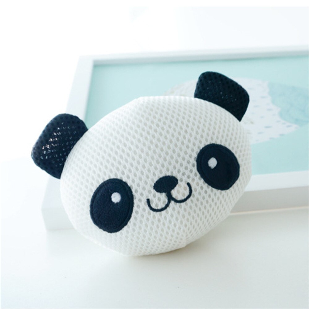 Cartoon Panda Bad Veeg Voor Baby Shower Benodigdheden Badkamer Pasgeboren Bad Vegen Zuigeling Bad Bal Spons Super Zachte Baby Care