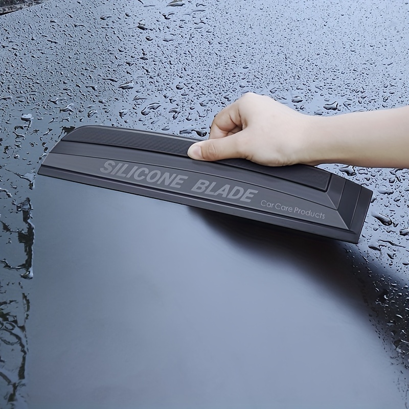 1PC Car window cleaning tool integrated silicone wiper panel, car glass wiper, window wiper, car wash supplies