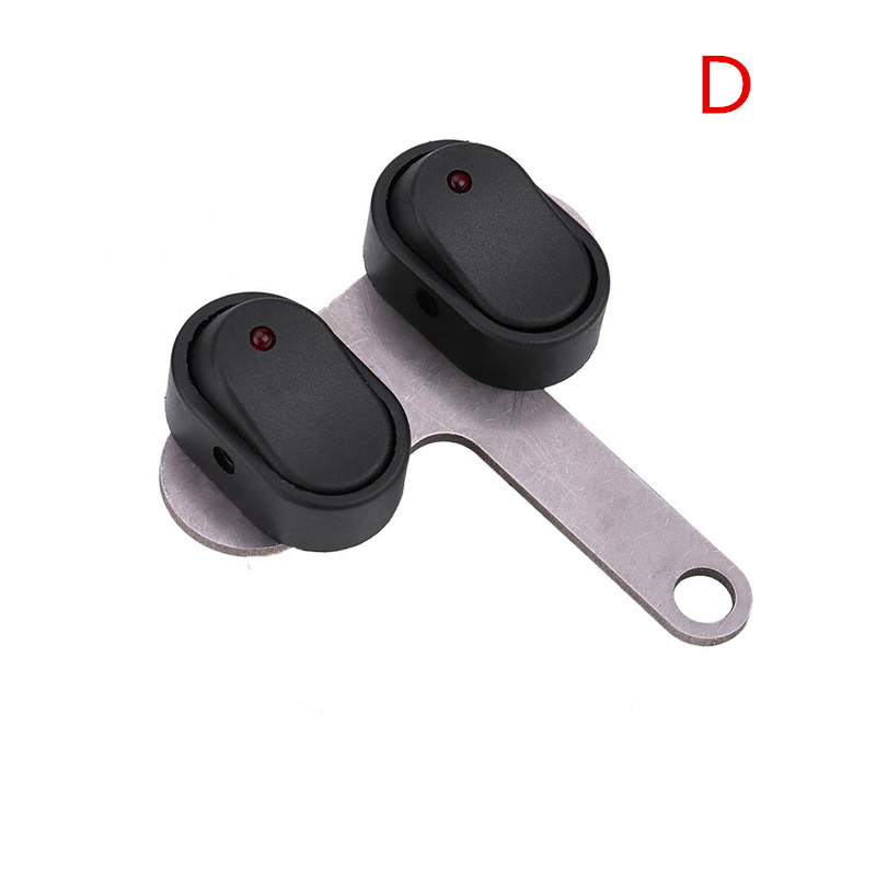 Universal Motorcycle Switch Scooter Headlight Horn Fog Light Mount Waterproof ON OFF Control Handlebar Switch with Indicator: D