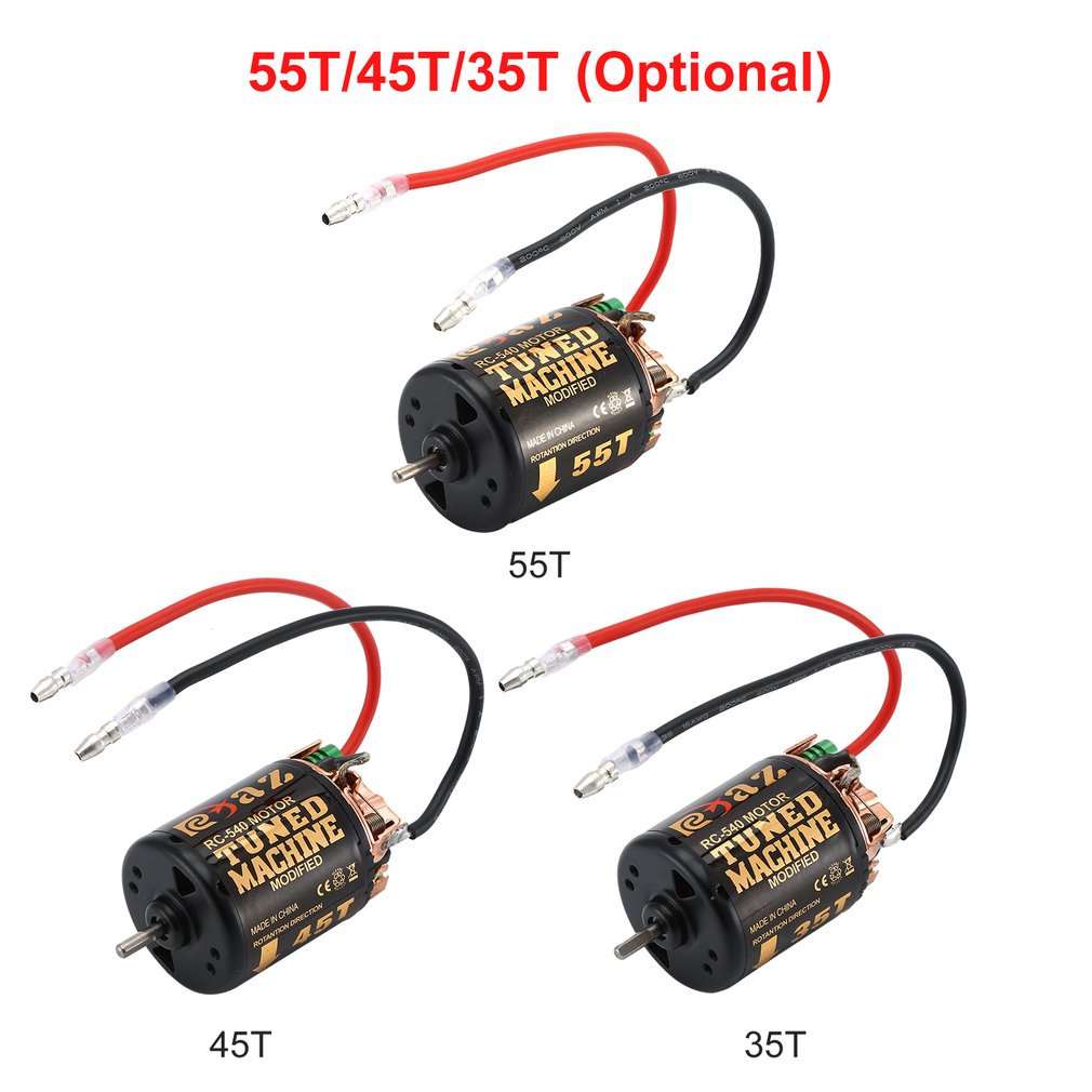 Rc 540 35T 45T 55T Brushed Motor Met 320 Speed Controller Waterdicht Esc Voor Rc Auto Rock crawler Axiale SCX10 Model