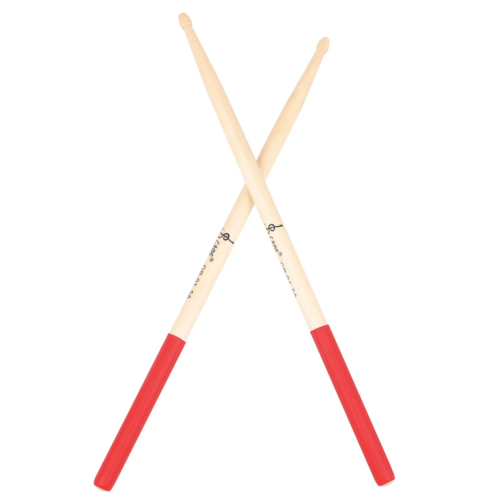 SLADE baquetas de arce profesionales, accesorios de percusión de madera, 5 colores, piezas de instrumentos musicales, 1 par, 5A: Rojo