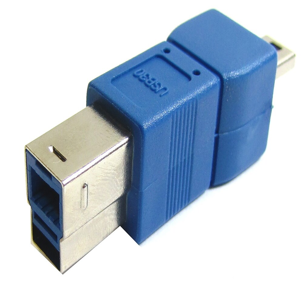 BeMatik-USB 3.0 to USB 2.0 Adapter (B male to MiniUSB 5 Pins to male)