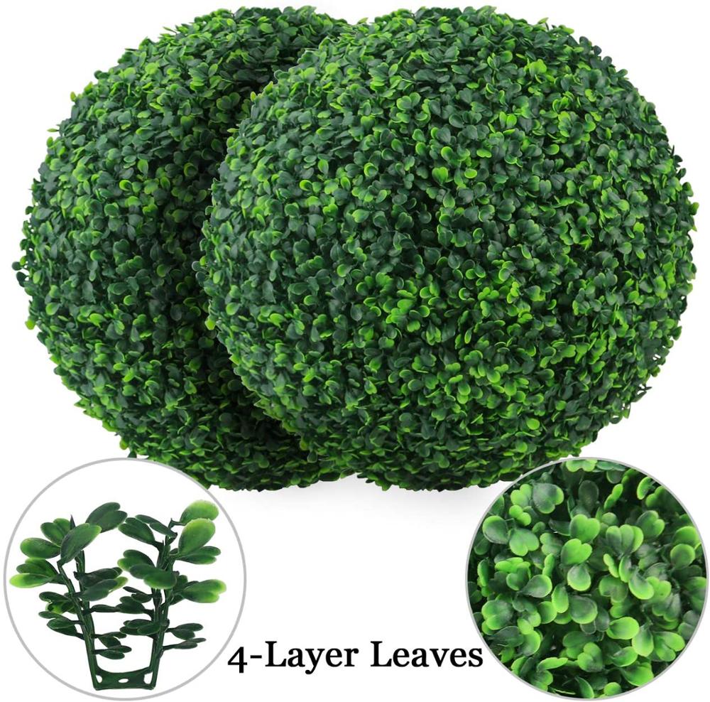 Artificial Plant Potato Sfera Faux Bosso Decorat Decorativa di Simulazione di Erba Per La Decorazione O di UN Giocattolo