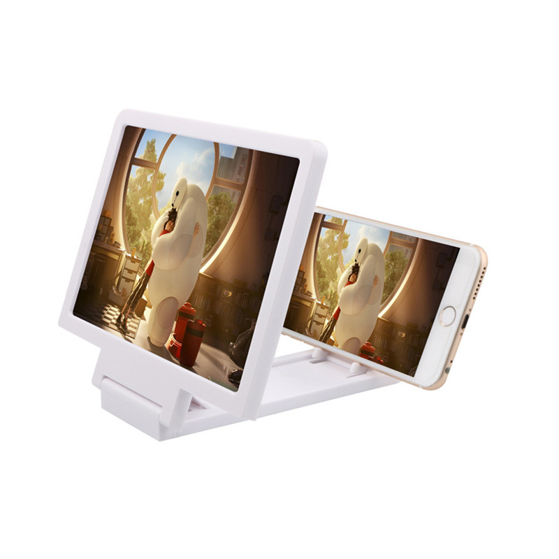 12 "3D Mobiele Telefoon Screen Versterker Video Vergrootglas Stand Beugel Mobiele Telefoon Hd Versterker Voor Smart Telefoon Houders