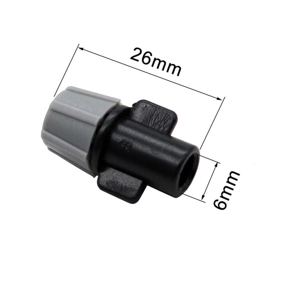 Greenhouse Sprayer 6 mm Interface Gray Atomizing nozzle Agriculture Irrigation system Misting nozzle Garden Water spray 500 Pcs