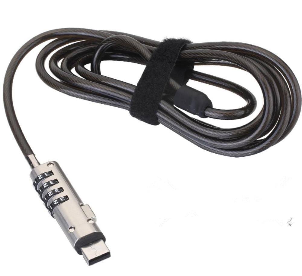 4 Digital USB Laptop Security Cable Lock for Computer (006)