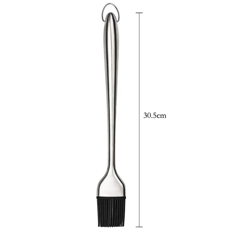 Cepillo de aceite de cocina, cepillo de silicona para repostería, parrilla para barbacoa, aceite, salsa, mantequilla, cepillo para rociar, cepillo de cocina para barbacoa, accesorios de cocina para barbacoa: verde