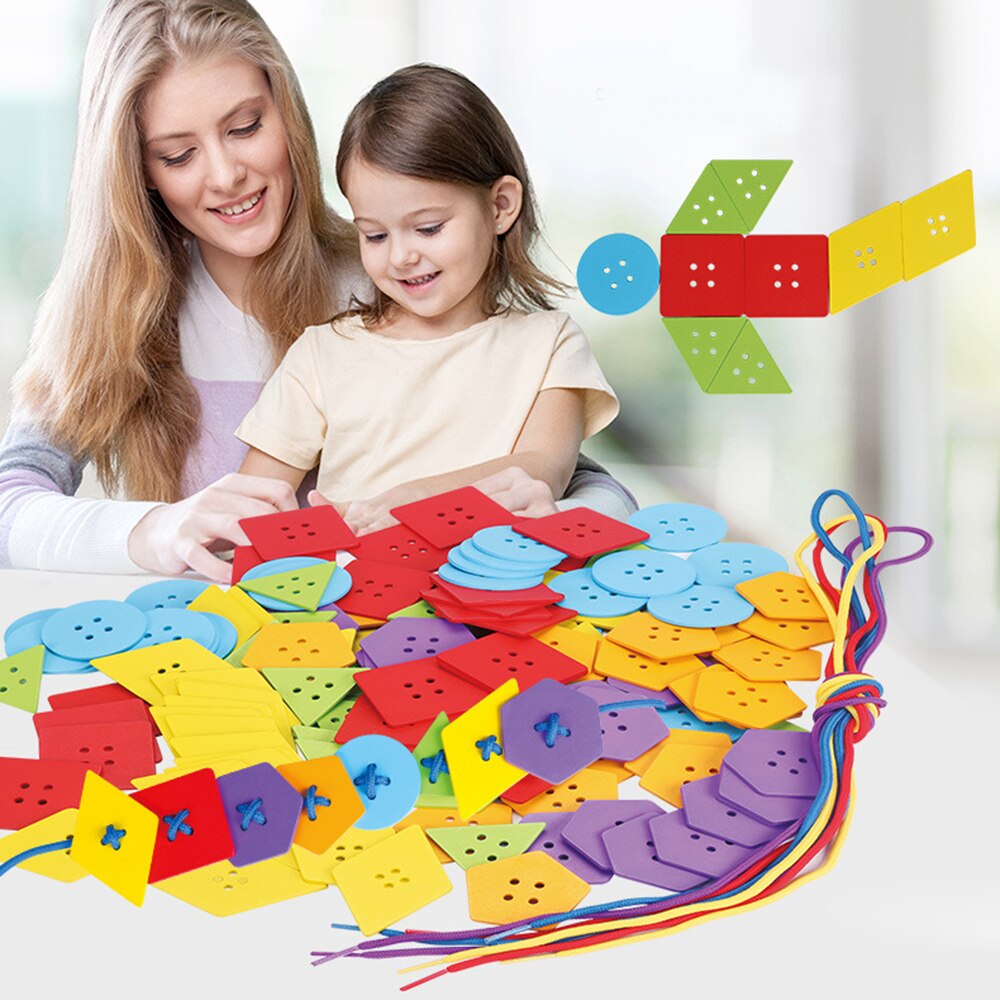 Neue Baby Taste Puzzle Früh Pädagogisches Spielzeug Threading Tasten Q Spiele Hand-auge Ausbildung Spielzeug