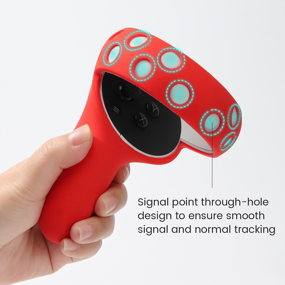 Vr Touch Handvat Grips Siliconen Cover Voor Oculus Quest 2 Beschermhoes Voor Oculus Quest 2 Vr Accessoires