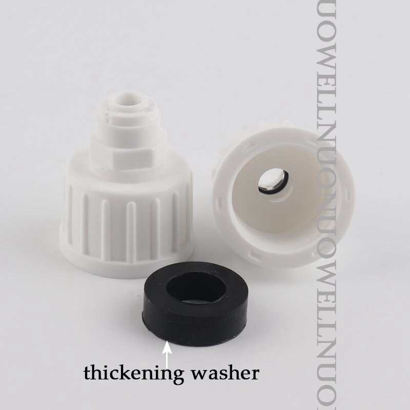 10Pcs 1/4 ''3/8'' Pe Pijp Connector 3/8 ''Female Draad Omgekeerde Osmose Ro Water System Fitting Tuin Irrigatie buis Connectors