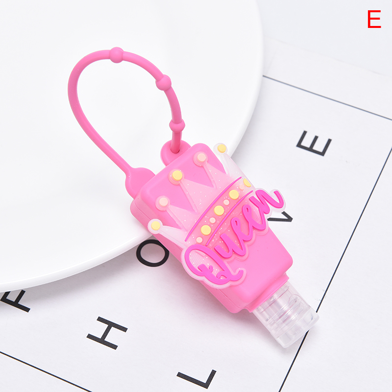 1 pièces Silicone Mini désinfectant pour les mains voyage Portable sûr support de Gel jetable pas propre distributeur de savon main support de Gel pour les enfants: E