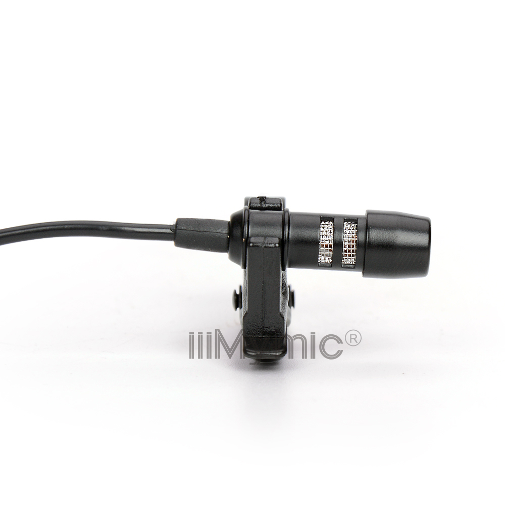 Micrófono de solapa Lavalier para AKG Sennheiser Shure transmisor Bodypack inalámbrico Mini 3 pines XLR 3,5mm bloqueable 4 pines