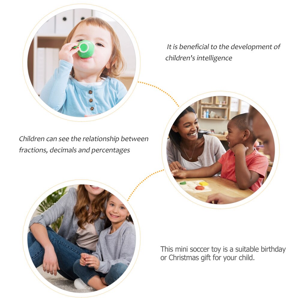 1 set of Fractional Chart Decimal Chart Teaching Fractions Cards Digital Cards