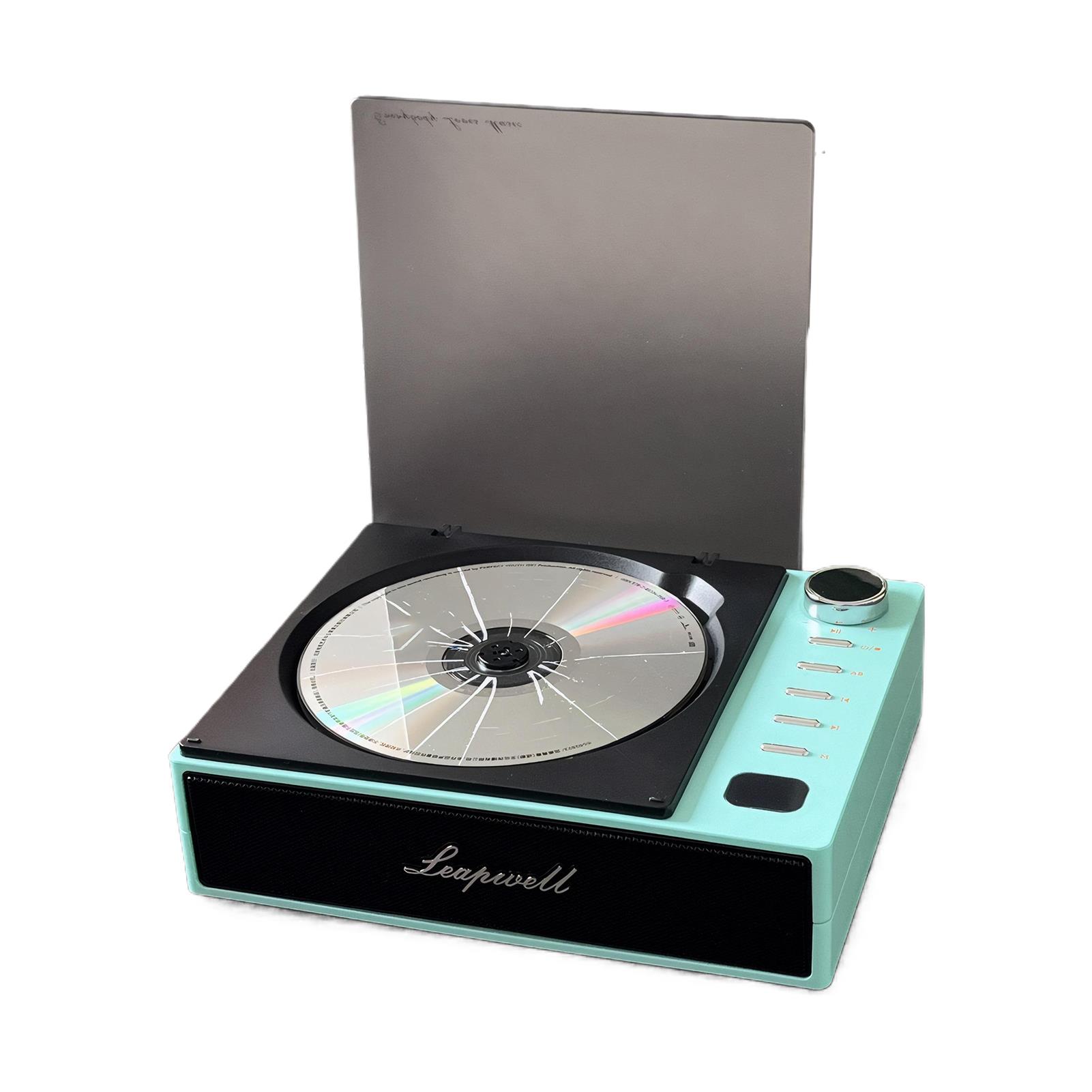 Portable CD Player With Remote Control And Hi-Fi Speakers CD-R Cd Walkman Playerplayer As Cd MP3: PURPLE