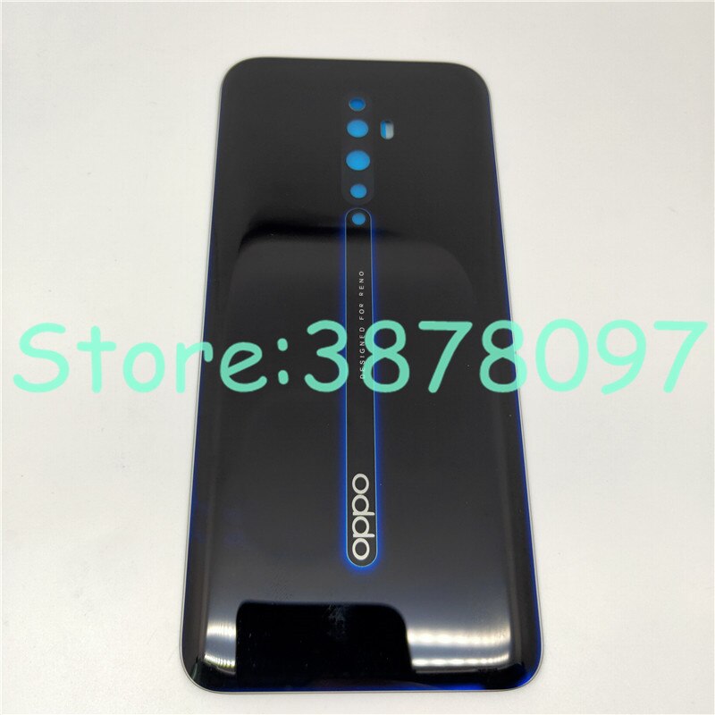 Original para oppo reno2/reno 2/reno 2z reno2 z f voltar capa da bateria porta habitação caso peças de reparo vidro traseiro