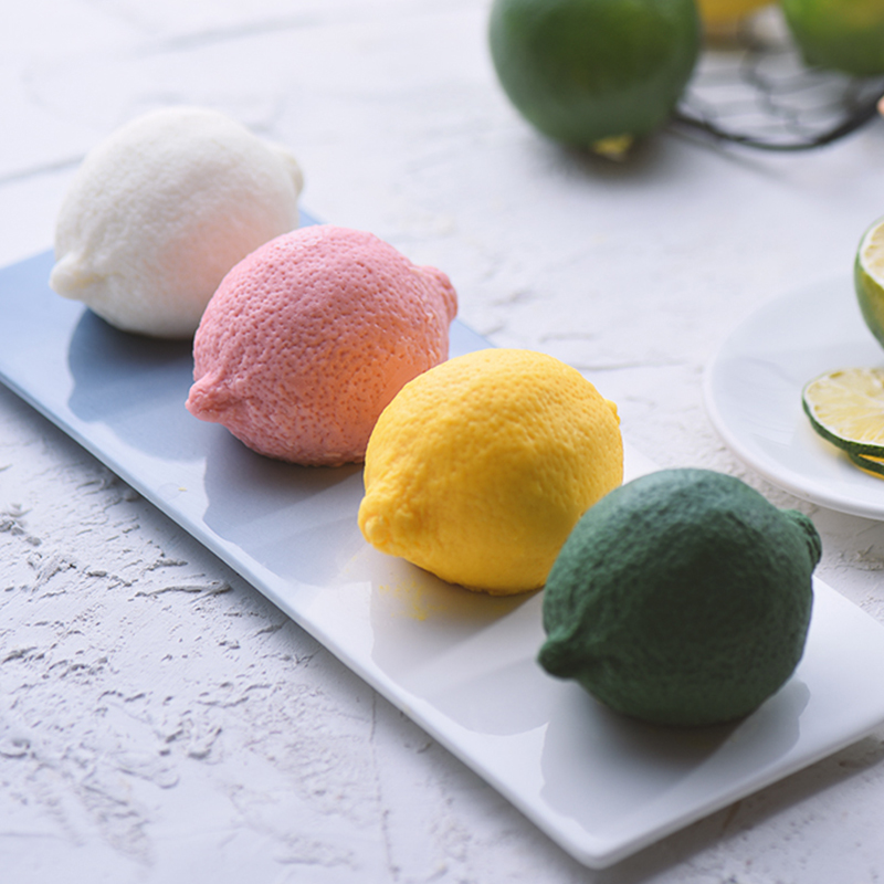 lemon Silicone Candle Molds DIY Fruit Cake Molds Soap Molds Silicone Rubber Crafts molds