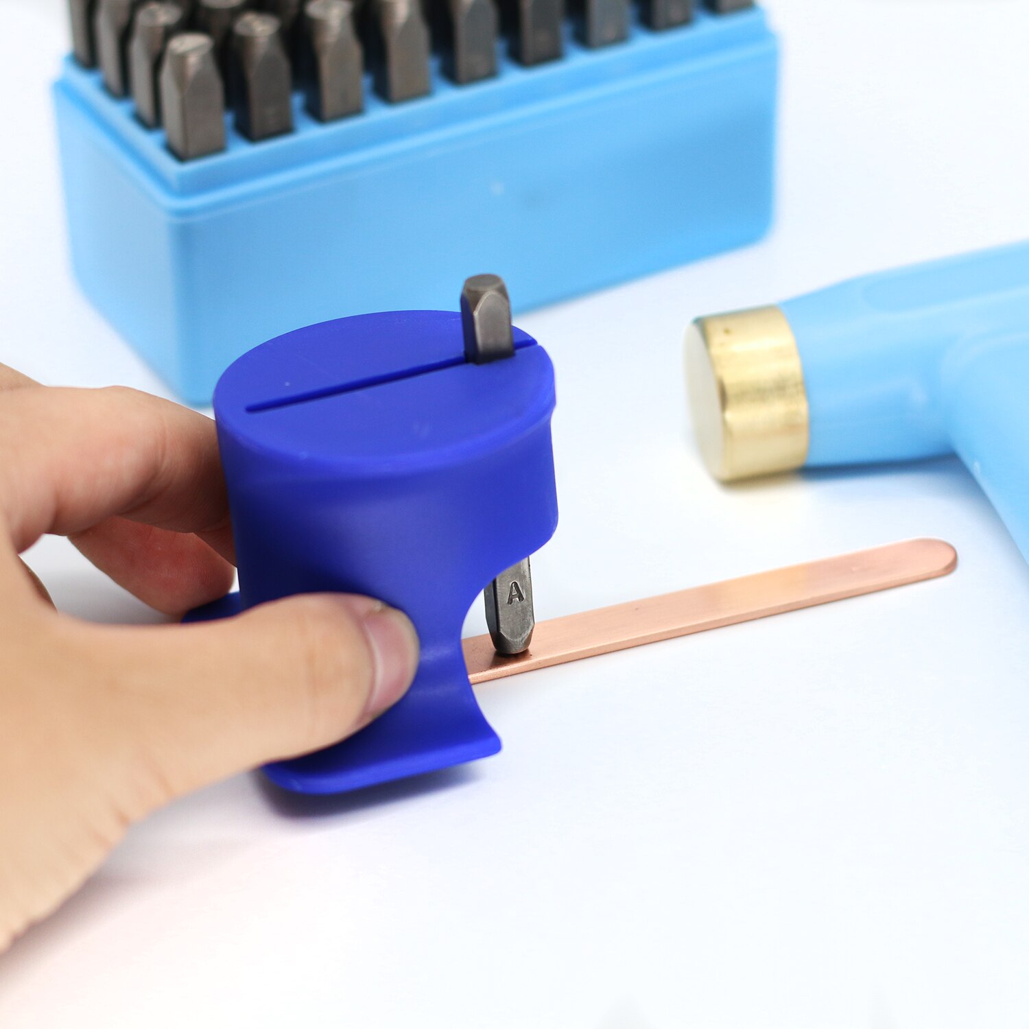 4 größen daumenschonendes stempelset zubehör schablone finger tragbar mini bastelschmuck werkzeugset stanzenset handarbeit