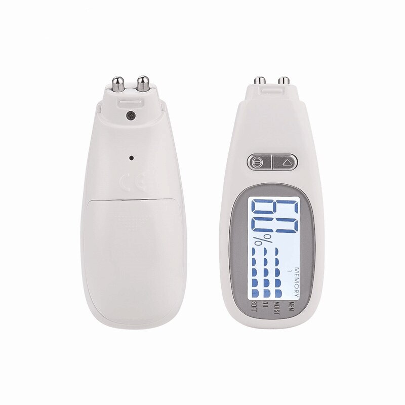 Digital Skin Analysis Machine LCD Display High Precision Moisture Tester Facial Water Oil Content Softness Analyzer for Home