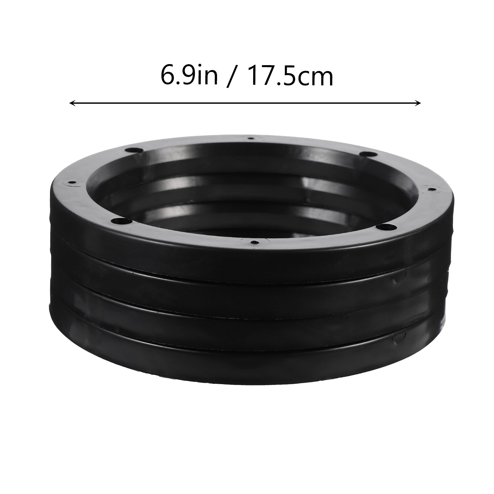2/4 Pairs 4 Inch 5 Inch 6.5 Inch Duurzaam Auto Speaker Ring Spacers Nuttig Speaker Adapter Auto Speaker Geluidsisolatie ring: 2 pairs 6.5inches