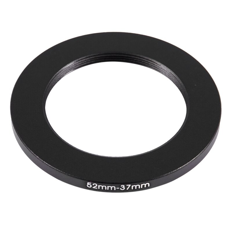52mm-37mm 52mm a 37mm preto step down anel adaptador para câmera