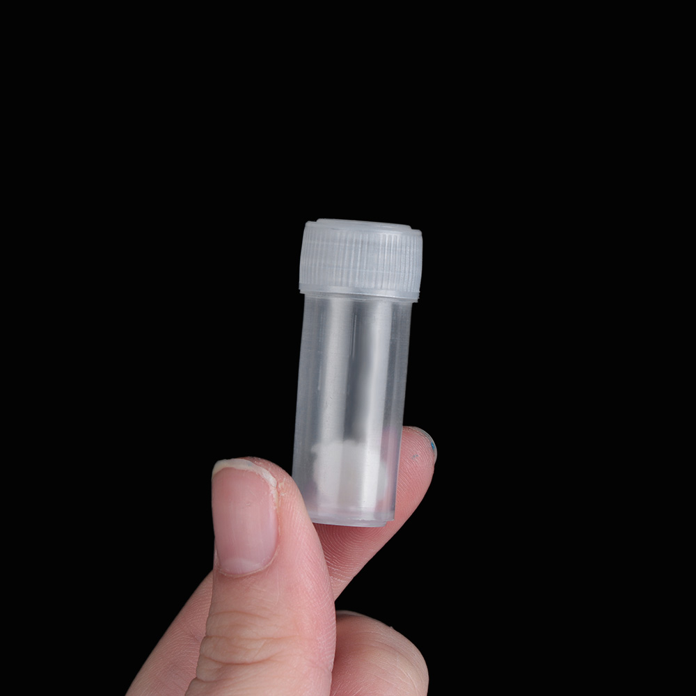 10/20PCS 5ml Plastic Sample Mini Small Vial Bottle Test Tube Lab Storage Containers translucent Sample Bottle Container