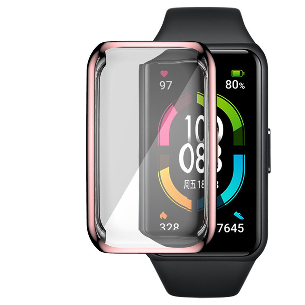 Funda protectora de TPU para reloj Honor Band 6, funda de silicona suave de cobertura completa, Protector de pantalla para Huawei Honor Band 6, accesorios