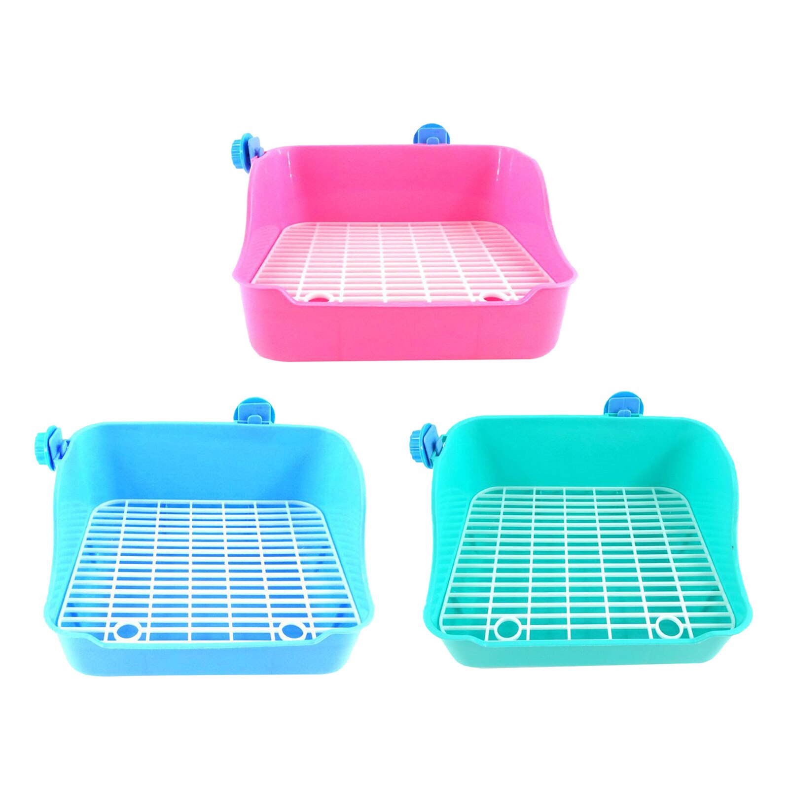 Rabbit Litter Box Corner Toilet Cage Potty for Ferret Hamster Chinchilla