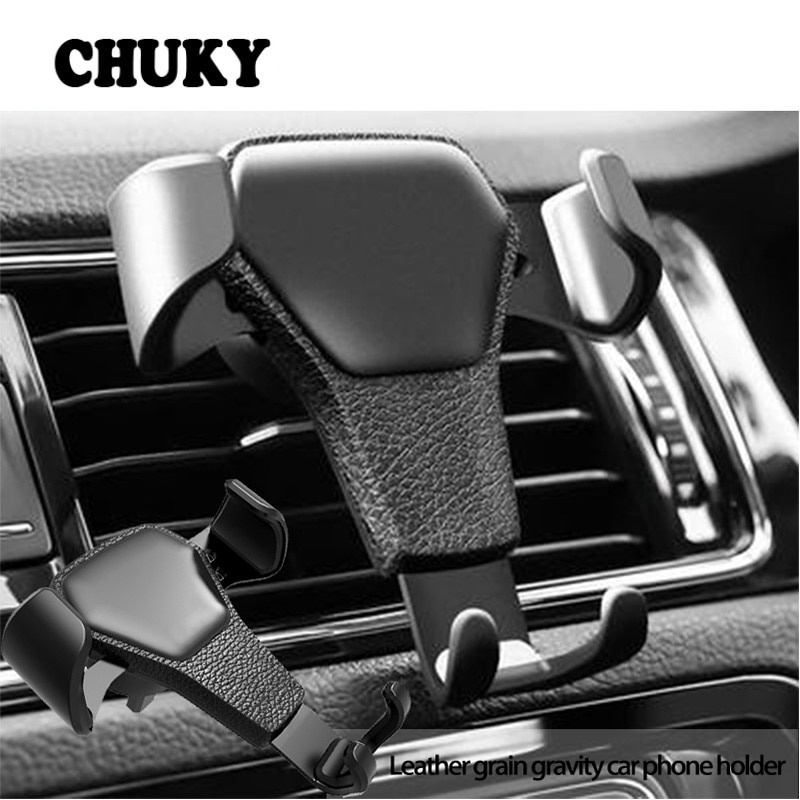 Gravity Car Air Vent Clip-on phone holder for Suzuki Vitara Swift SX4 Volvo XC90 Hyundai I20 I30 IX35 Nissan Tiida Juke Subaru