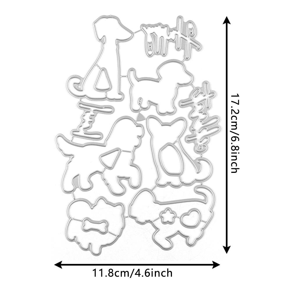 Door het vuur op display Duidelijke stempels en matrijzen Kristina Essentiële stansen voor DIY Scrapbooking Album Kaarten maken Papier Ambachtelijke Deco