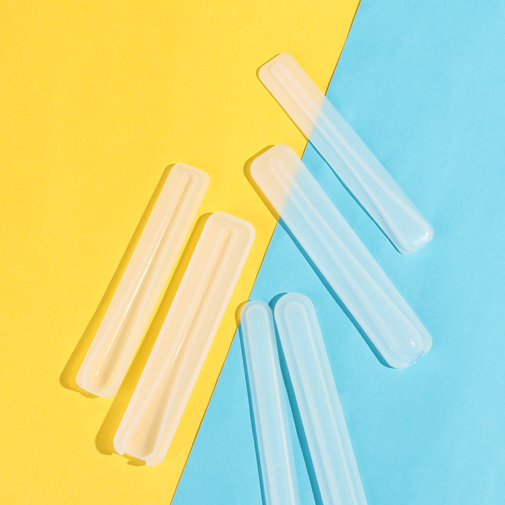Bolígrafo de silicona hecho a mano, molde de fundición de resina epoxi transparente UV, soporte para bolígrafo, suministros para manualidades de arte DIY