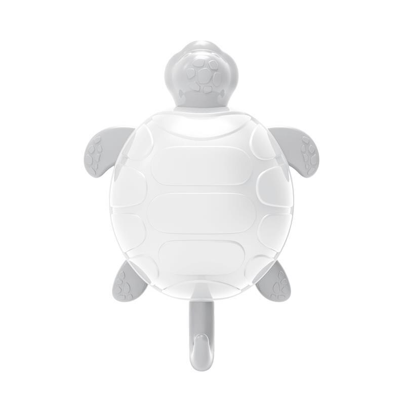 1Pc Schildpad Adhesive Haken Muur Multifunctionele Haak Sterke Zelfklevende Deur Muur Hangers Keuken Magic Hoom Accessoires: grey