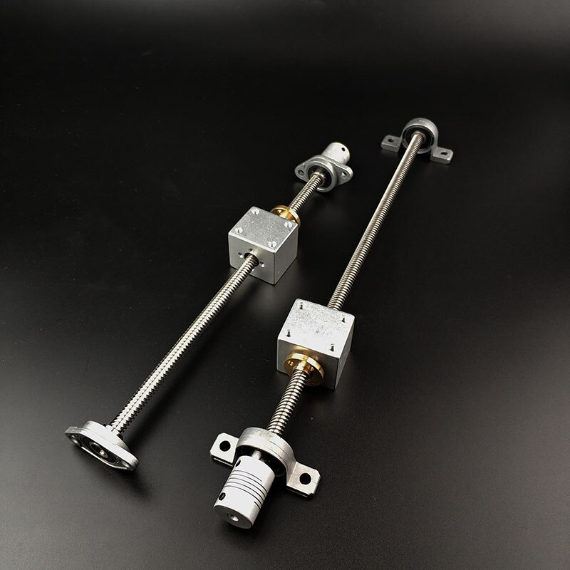 Kande Bearings 1 set Horizontal Screw Rod or 1 set Vertical Screw Rod 200mm- 500mm