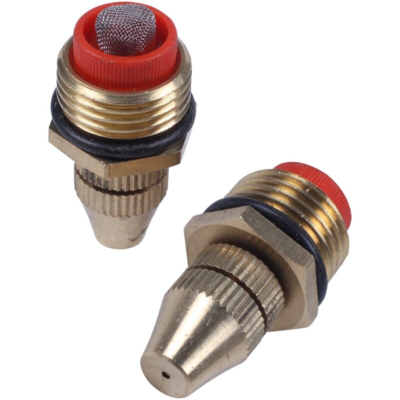 1/2 Inch Water Spray Nozzle Adjustable Garden Sprinkler Lawn Atomizing Water Spray Nozzle Watering Head 2Pcs