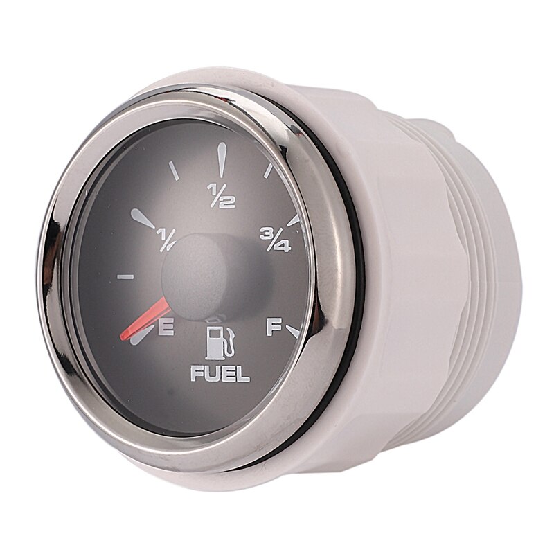 Fuel Level Gauge Boat/Marine Fuel Tank Level Gauge 12/24V 52mm 240-33 Ohms Marine Instrument: Default Title
