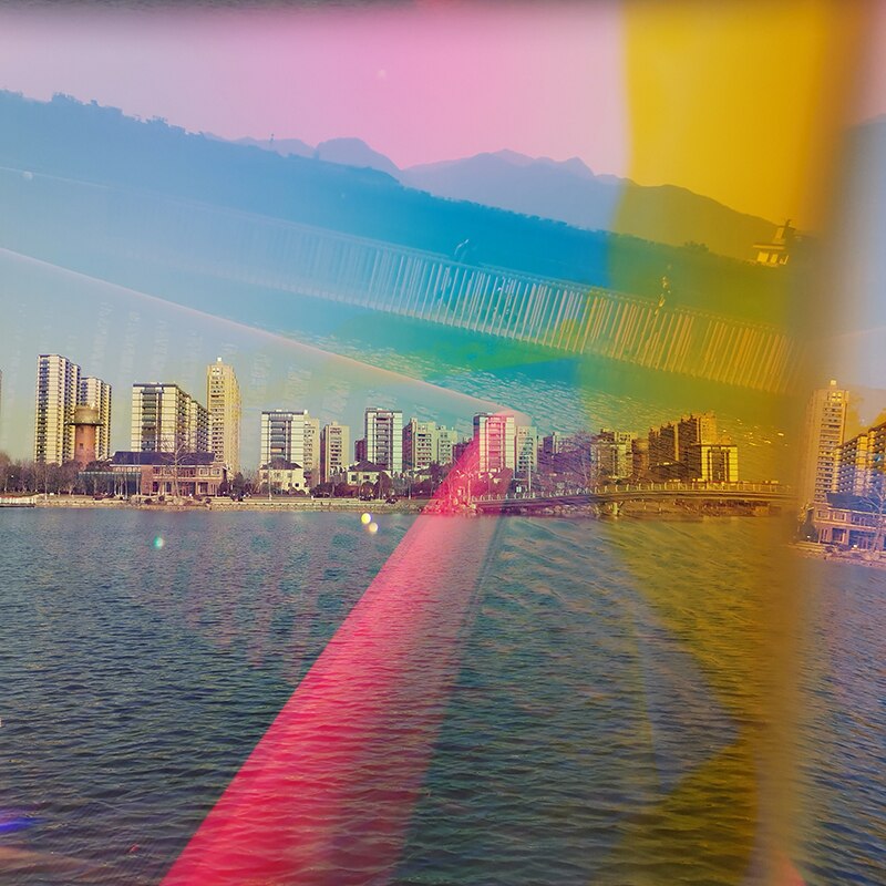Prisma de cristal fotográfico con tornillos para fotos con soporte Color x-cube filtros de efectos de 20mm para retratos estudio fotográfico