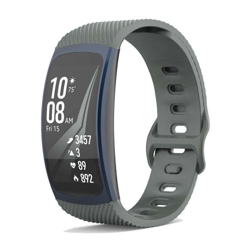 Pols Band Voor Samsung Gear Fit 2 Pro Vervanging Band Met Metalen Gesp Siliconen Horlogeband Voor Samsung Fit2 SM-R360/r365 Band