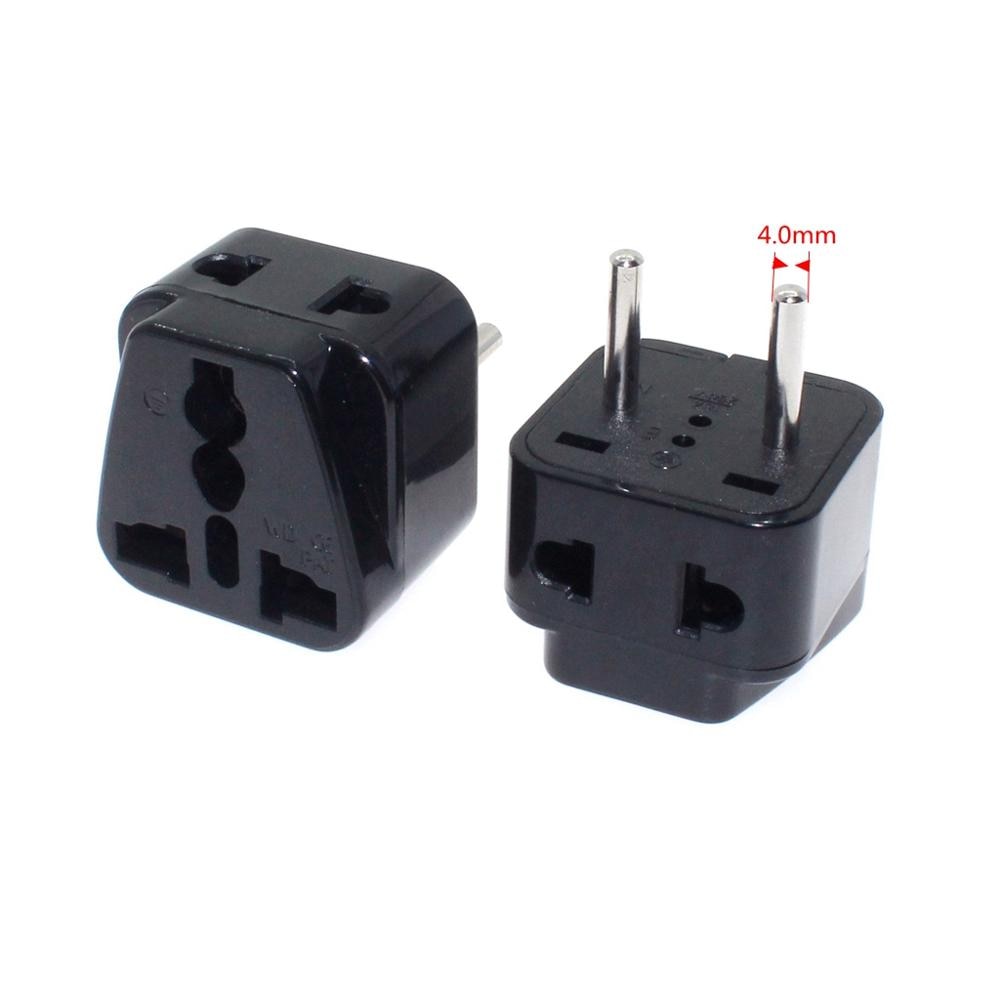 International EU European Plug Power Adapter US American AU UK To EU Euro Travel Adapter Electrical Plug Converter Socket