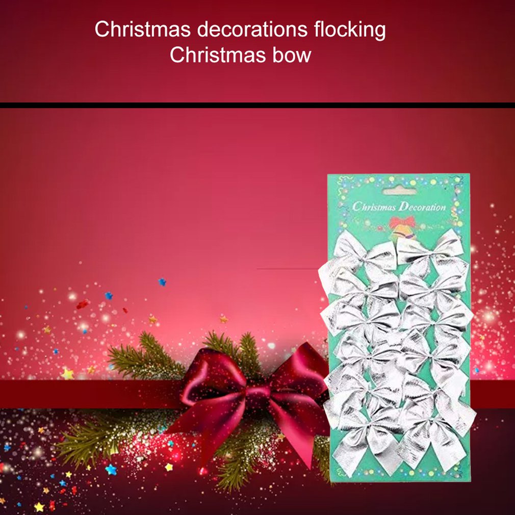 Kerstbenodigdheden rood goud zilver kerstversiering flock kerststrik kerstboomversiering