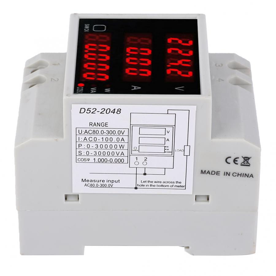 Digital Power Meter D52-2048 Multi-Function Meter ... – Vicedeal