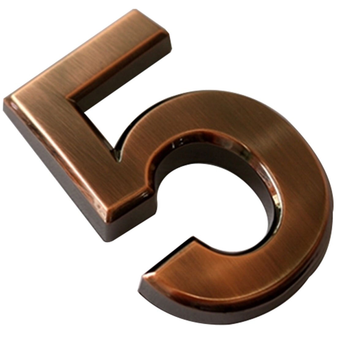rom Port nummer 0-9 1pc moderne bronse farge hus hotell dør adresse plakett nummer sifre klistremerke tallerken skilt convinient: Nummer 5 / 5cm x 4cm