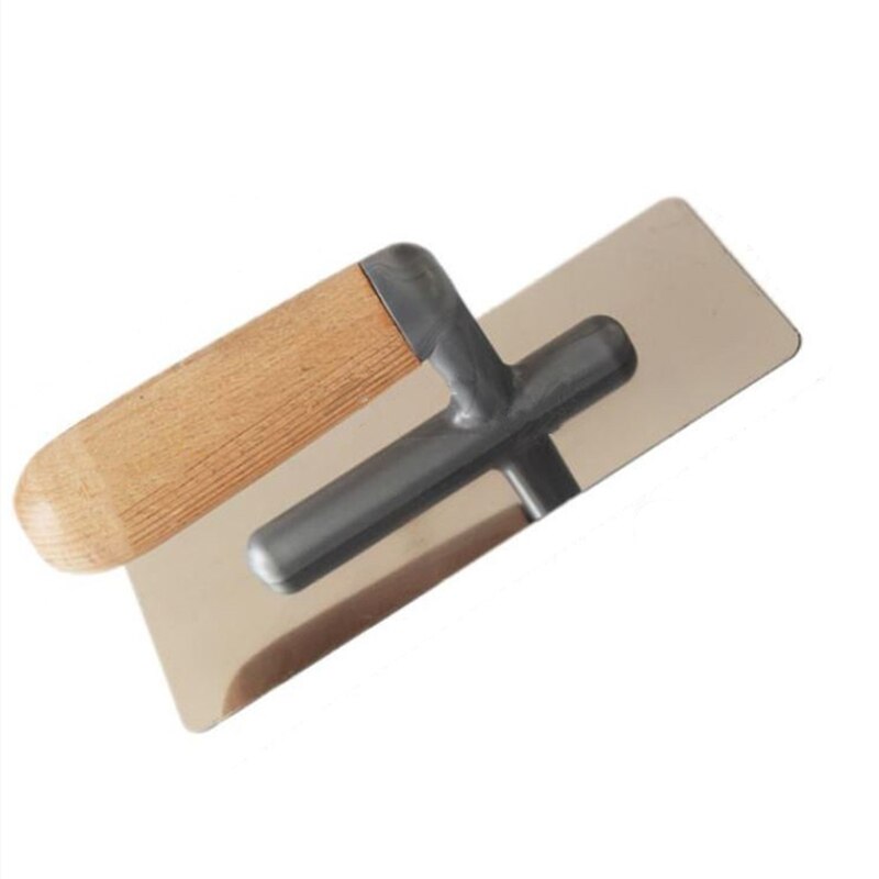 Construction tools Stainless steel wooden handle plastering board trowel putty knife shovel Hand tool Hardware accessories M