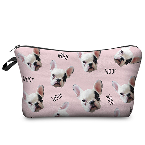 DAOXI Women Toiletry Bag 3D Animal Printing Portable Large Cosmetic Organizer for Travelling Necessaries: 79