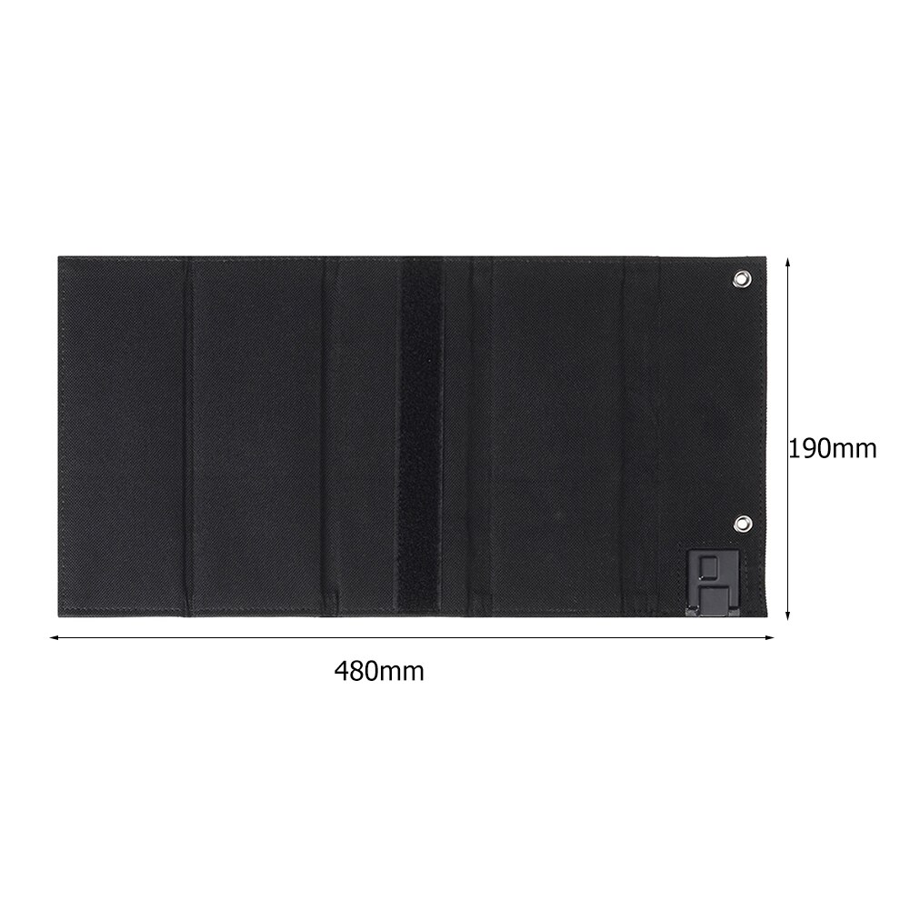 9W Foldable USB 5V Solar Panel Power Bank Outdoor Phone Power Battery Charger for Home Outdoor Camping Tool
