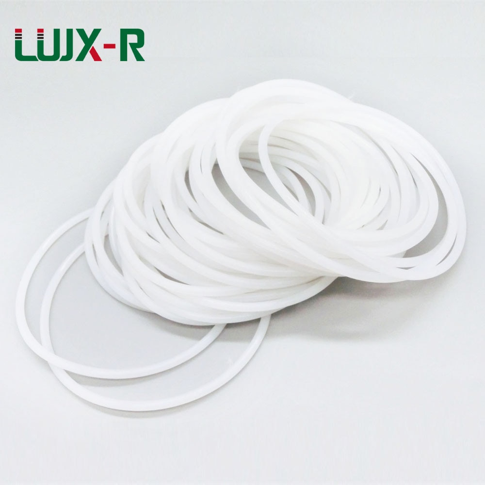 Lujx -r 5 st 5mm o-ringstätning  od165/175/180/195/205/210/220mm vita o-ringar tätande silikonpackningsbricka specifik o-ringstätning