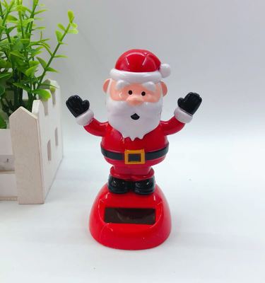 Di natale A Tema Solar Powered Danza Babbo natale Oscillante Bobble Giocattoli Della Novità Car Decor Danza Solare Giocattolo Per Bambini Regalo Di Natale: C