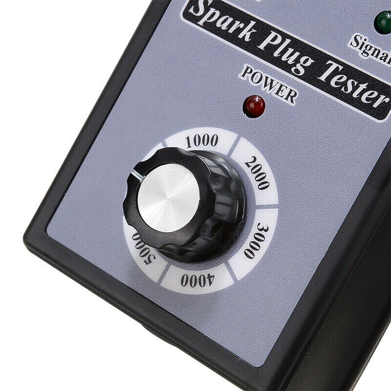 12V Car Adjustable Dual-Holes Ignition Tester Gasoline Vehicles Auto Spark Plug Ignition Tester Testing Analysis Rair Tools