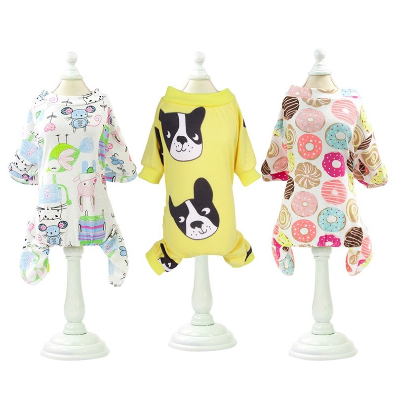 Pet Dog Jumpsuits Pet Pajamas Clothing For Dogs Rompers Cotton Pet Dog Clothes For Dogs Jacket Chihuahua Yorkshire hotPara Perro