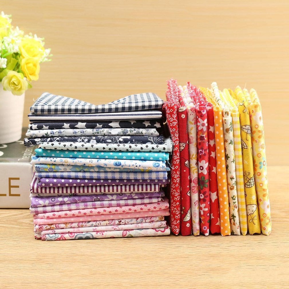 50X50 Cm Tissu Katoen Katoenen Stof Bedrukt Doek Naaien Quilten Stoffen Voor Patchwork Handwerken Diy Handgemaakte Accessoires