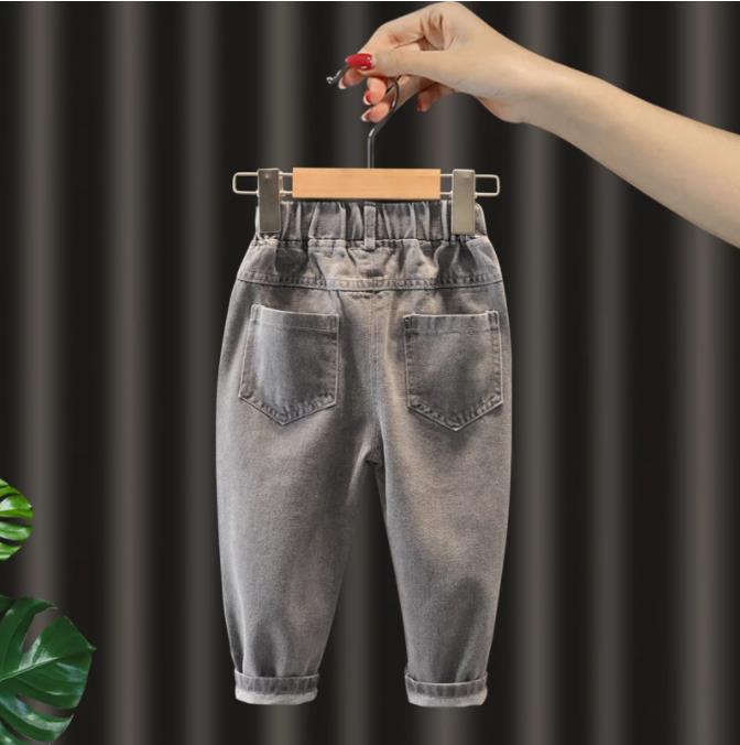 Lente Herfst Jongens Jeans Baby Meisjes Jongens Kinderen Jeans Broek Enfant Stretchy Denim Broek Peuter Kleding 2-6Year
